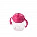 OXO Tot Transitions Sippy Cup with Removable Handles, Pink, 6 Ounce