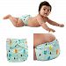 Lil Helper Cloth Diapers Charcoal Bears Printed Babies Nappy Ships from NY USA