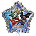 Amscan Supershape Justice League Balloon (One Size) (Silver/Blue)