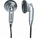 Panasonic Water-Resistant Stereo Earbuds with Twin XBS Ports RP-HV288S SILVER