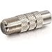 F-Type Adapters - RCA - Female - F Connector - Female - Silver
