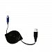 Sony Walkman NW-E407 wiried Gomadic compact and retractable USB Charge cable - a USB Power Port Ready design and uses TipExchange