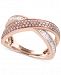Pave Rose by Effy Diamond Crisscross Ring (5/8 ct. t. w. ) in 14k Rose Gold