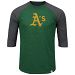 Oakland Athletics Grueling Ordeal 3 Quarter Sleeve T-Shirt