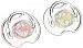 Philips Avent Orthodontic Pacifier, 0-6 Months, 2 pack, Translucent, SCF170/17