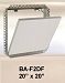 12" x 12" Drywall Inlay Air/Dust resistant Access Panel with detachable hatch