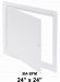 24" x 24" Surface Mounted Access Door with Flange