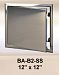 12" x 12" Access Panel - Steel Sheet with touch latch - Stainless Steel