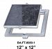 12" x 12" Removeable Floor Door - 1" Recess for Ceramic Tile / Concrete