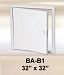32" x 32" Access Panel - Steel Sheet with four square cam lock