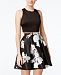 Sequin Hearts Juniors' 2-Pc. Crop Top and Floral-Print Skirt, Created for Macy's