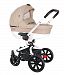 Coletto Marcello Stroller 2-in-1 with bassinet, seat, and diaper bag (Wheels: Large, MR01 Light beige)