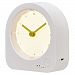 RTSU Rechargeable Desk Clock with Dimmable LED Night Light - Baby Nursery Kids Bedroom Bedside Lamp with Sleep Mode Timer - Digital Non Alarm Silent Quartz Analog Table Desktop Clock with Nightlight