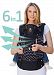 SIX-Position, 360° Ergonomic Baby & Child Carrier by LILLEbaby - The COMPLETE All Seasons (Spot on Black)