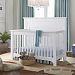 Barclay 3-in-1 Convertible Crib with Rails in White