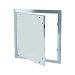 8" x 8" Recessed Door for Drywall with Fixed Hinges - Aluminum Frame - WB