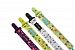 Hnybaby Pacifier Holder with Plastic Clip 4 Pack Universal Fit to Soother and Teether (Flowers)