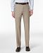 Alfani Men's Slim-Fit Traveler Light Brown Neat Pants, Created for Macy's