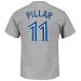 Toronto Blue Jays Kevin Pillar MLB Player Name & Number Road T-Shirt (Gray)