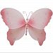 Hanging Butterfly 10 Medium Pink Crystal Nylon Butterflies Decorations Decorate for a Baby Nursery Bedroom, Girls Room Ceiling Wall Decor, Wedding Birthday Party, Bridal Baby Shower, Bathroom. Kids Childrens Butterfly Decoration 3D Art Craft by Bugs-n-...