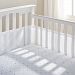 BreathableBaby Cot Mesh Liner (White)