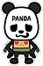 ONE PIECE (One Piece) X Pansonwakusu "Pandaman" collaboration sticker / LCS-014