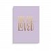 Lucy Darling Gold You Are Loved Wall Decor, Lavender Print, 5 x 7 by Lucy Darling