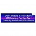 Don't Meddle With Dragons, funny car sticker. Bumper Sticker