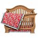Waverly Charismatic 3 Piece Crib Bedding Set Floral Quilt, Sheet, Skirt Baby Girl by Trend Lab