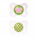 MAM Clear 0-6M Pacifiers in Pink by MAM