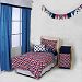 Bacati Mix and Match 4-Piece Toddler Bedding Set, Navy/Red