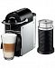 Nespresso by De'Longhi Aluminum Pixie Espresso Machine with Aerocinno3
