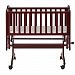 Dream On Me Lullaby Cradle Glider, Cherry