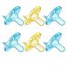 Philips Avent Soothie Pacifier, 0-3 Months, Blue/Yellow - 6 Pack