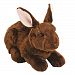 Suki Gifts Yomiko Classics Jungle and Wildlife Lying Rabbit (Medium, Dark Brown)