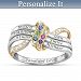 Ring: Our Family's Forever Love Personalized Birthstone Engraved Ring