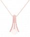 Cultured Freshwater Pearl (7mm) and Diamond (1/6 ct. t. w. ) Pendant Necklace in 14k Rose Gold