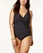 Miraclesuit Plus Size Oceanus Tummy-Control Dot-Print One-Piece Swimsuit Women's Swimsuit