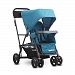 Joovy Caboose Ultralight Graphite Stand-On Tandem Stroller, Turquoise