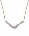 Diamond Swirl Collar Necklace (1/4 ct. t. w. )