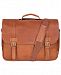 Kenneth Cole Reaction Colombian Leather Flapover Laptop Bag