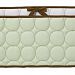 Bacati Quilted Circles Green/Chocolate Bumper Pad