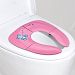 MAARYEE Travel Potty Seat Folding Potty Seat Foldable Toilet Seat with Bear For Child Baby Toddler Kids Pink