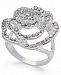 I. n. c. Silver-Tone Pave Rose Ring, Created for Macy's