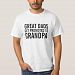 Great Dads Get Promoted to GRANDPA T-shirt