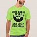 with great beard comes great responsibility T-shirt