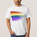 Rainbow Flag Mens T-shirts (Front Design)