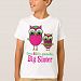 Guess Hoo is gonna be a big sister owls T-shirt