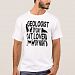 Cat Lover Geologist T-shirt