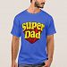 Super Dad, Superhero Red/Yellow/Blue Father's Day T-shirt